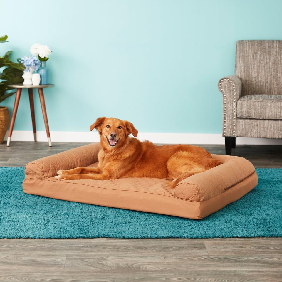 FurHaven Quilted Orthopedic Sofa Dog & Cat Bed (Photo: Chewy)