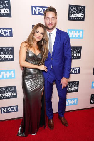 JC Olivera/WireImage Chrishell Stause Hartley and Justin Hartley