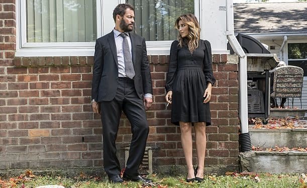 Dominic West and Jennifer Esposito in a scene from "The Affair." (Photo: Showtime)