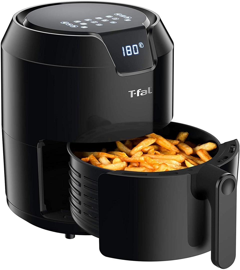 T-Fal EY4018MX Freidora sin aceite EASY FRY 4.2L con Panel Digital, Capacidad XL para 6 Personas/amazon.com.mx