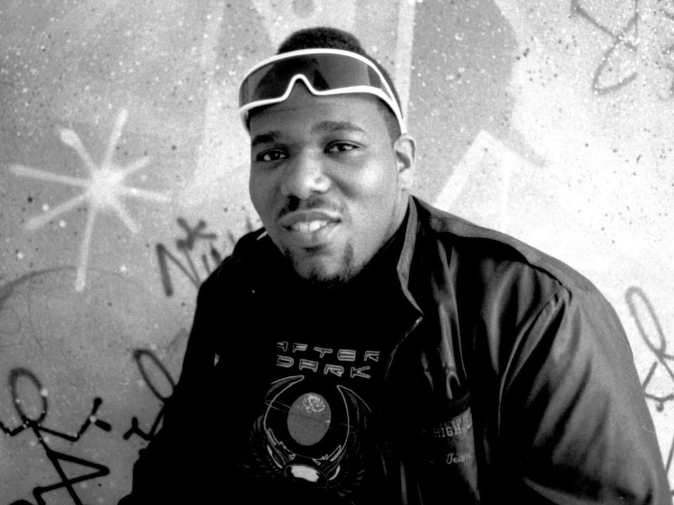 Photo of Afrika Bambaataa.