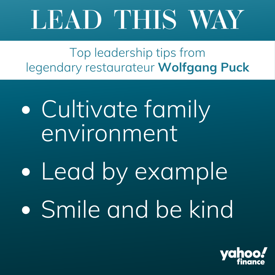 Wolfgang Puck leadership tips