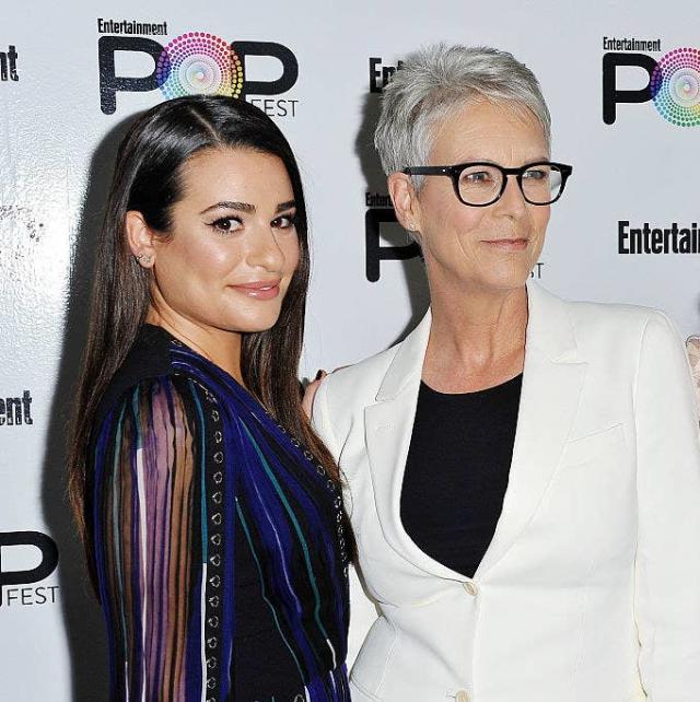 This Resurfaced Clip Of Lea Michele Getting Jokingly Dragged By Jamie Lee  Curtis Is Now Going Viral