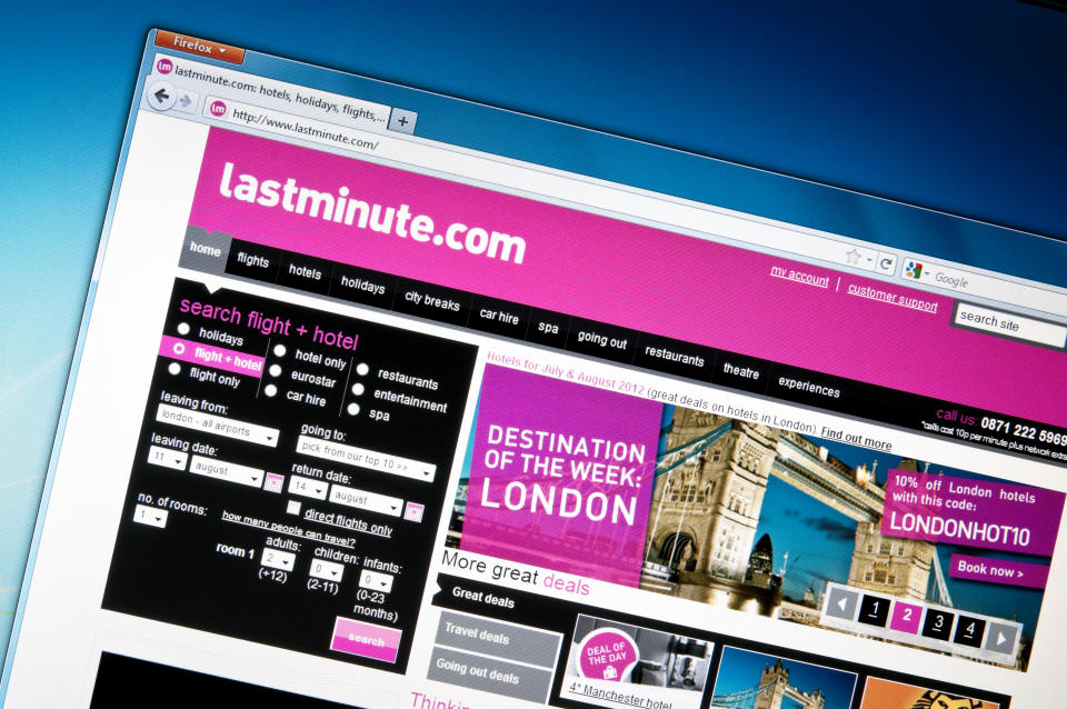 More than 9,000 customers whose holidays were cancelled by lastminute.com are currently awaiting refunds, the CMA said. Photo: Getty Images