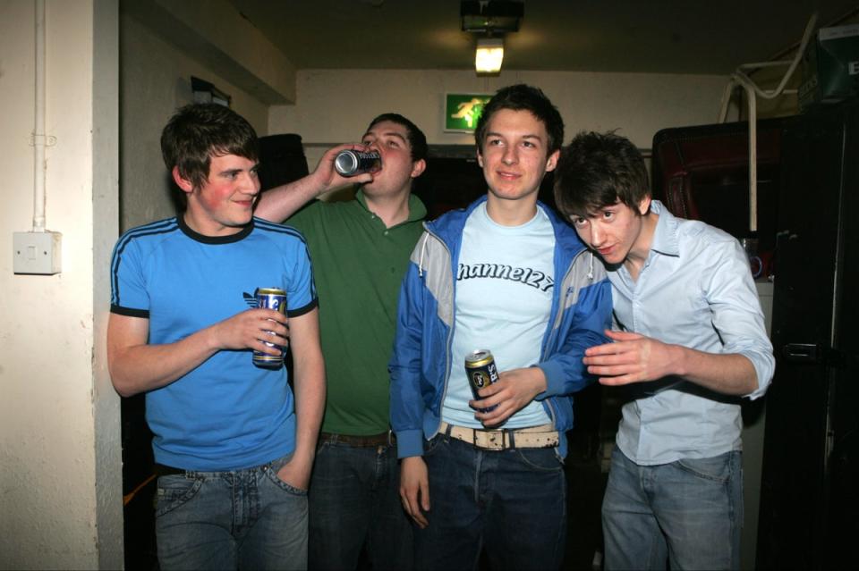 Arctic Monkeys performing in Sheffield in 2005 (Redferns)