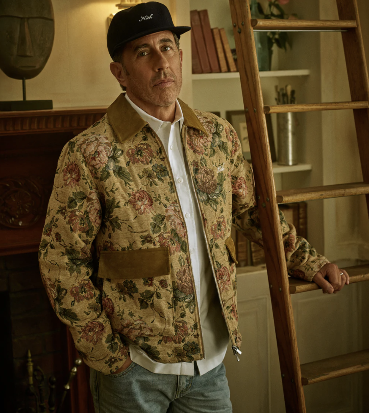 Jerry Seinfeld models Kith's fall line. (Photo: Mark Seliger for Kith)