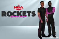 Russell Westbrook as Jeff Hardy and James Harden as Matt Hardy