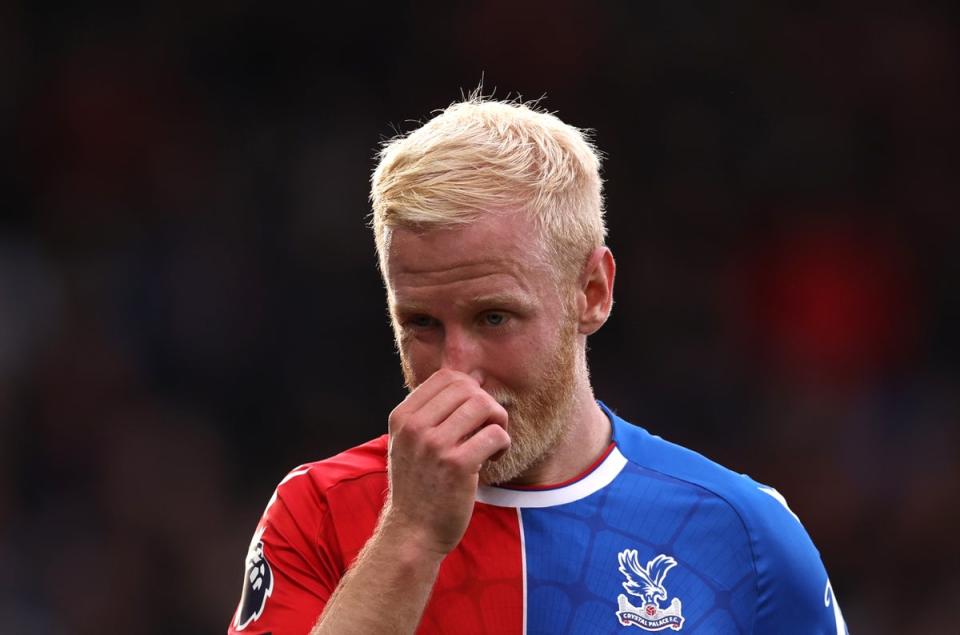 Decision looming: Will Hughes is one of eight Crystal Palace players set to be out of contract this summer (Getty Images)