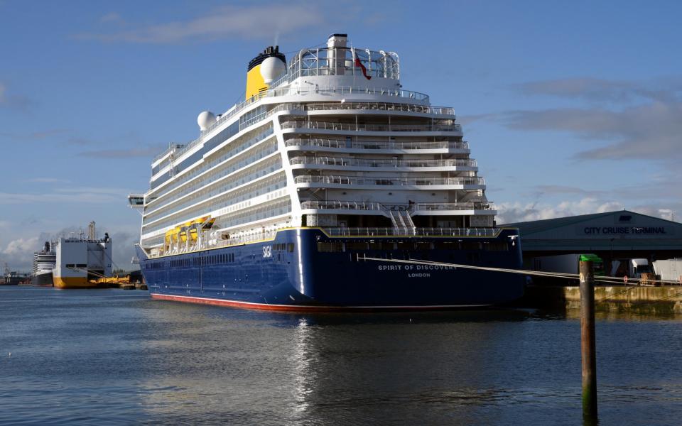 Saga's Spirit of Discovery cruise ship in Southampton - Nick Scott/Alamy Stock Photo