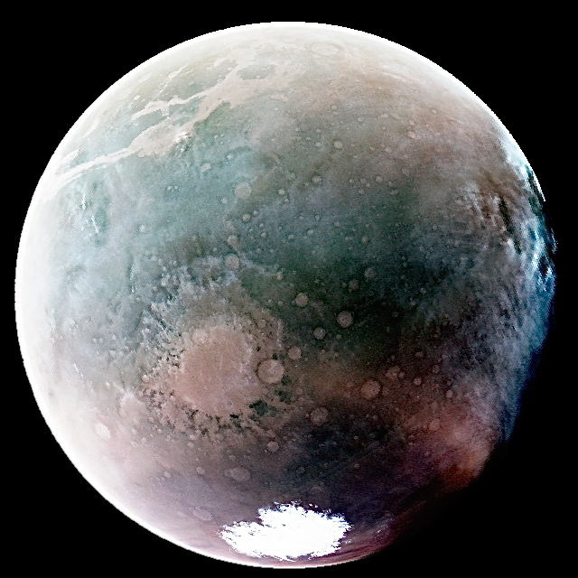 Eines der neuen Bilder der MAVEN-Mission. - Copyright: NASA/LASP/CU Boulder