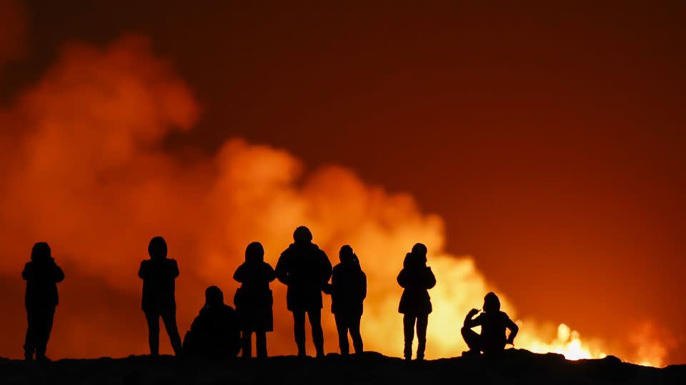 In the first two hours of the eruption, hundreds of cubic meters of lava were being released per second. - Jeff J Mitchell/Getty Images