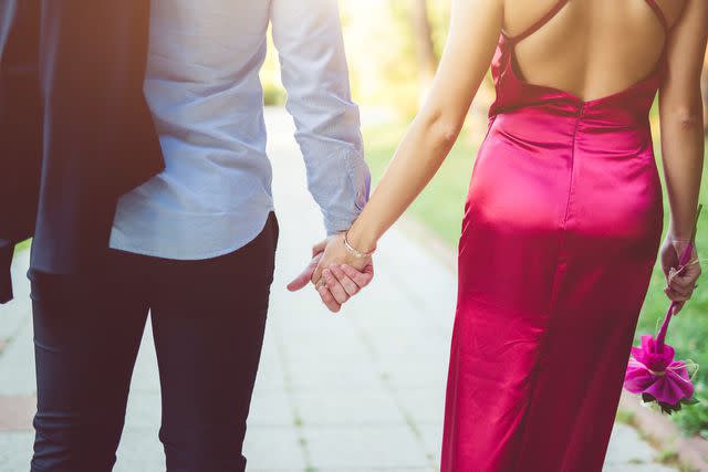 <p>Getty</p> A couple attends prom (stock image)