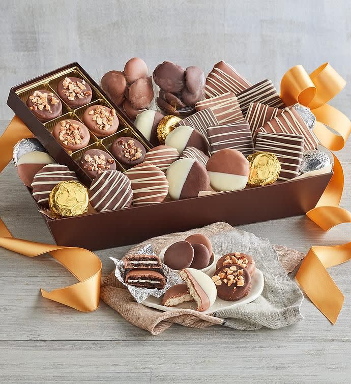 11) Belgian Chocolate Cookie Basket