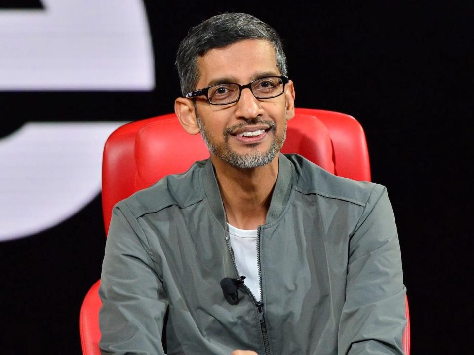 Alphabet CEO Sundar Pichai