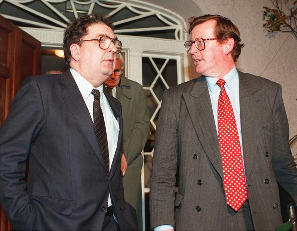 John Hume and David Trimble (PA) (PA Archive)