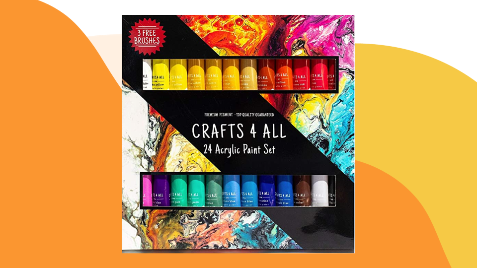 This 24-pack of paints is $10 off at Amazon.