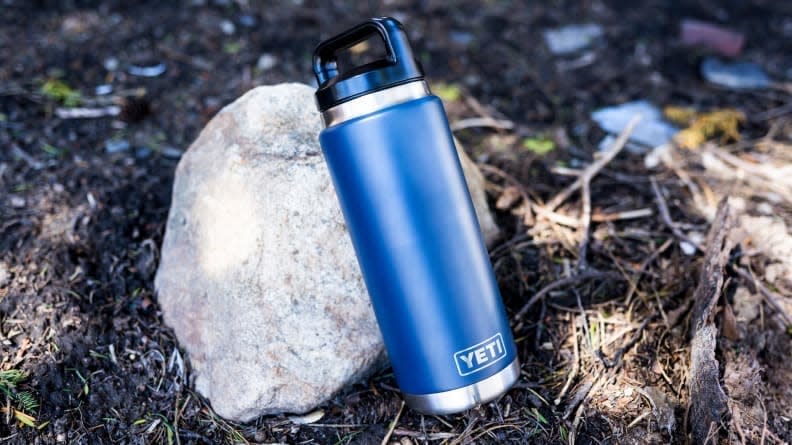 Stay hydrated on your next hike with a stainless steel water bottle.