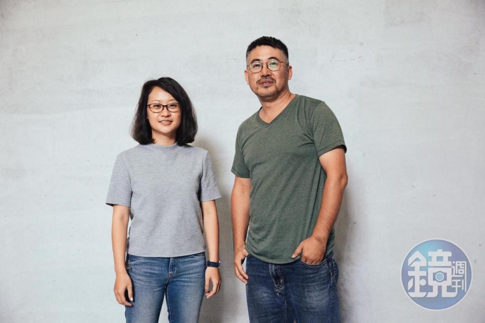 高雄市電影館副館長黃晧傑（右）與曾任「VR計畫」統籌的李懷瑾（左）持續推廣台灣VR作品。