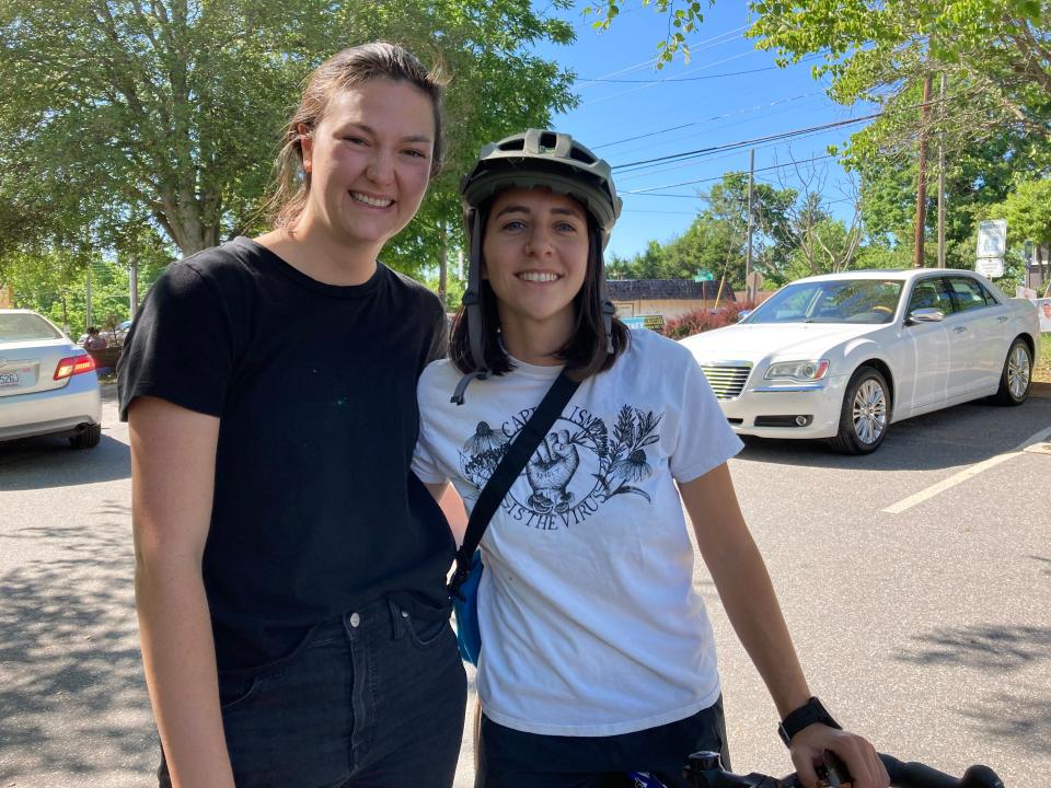 Abbey Reed (left) and Alena Klimas