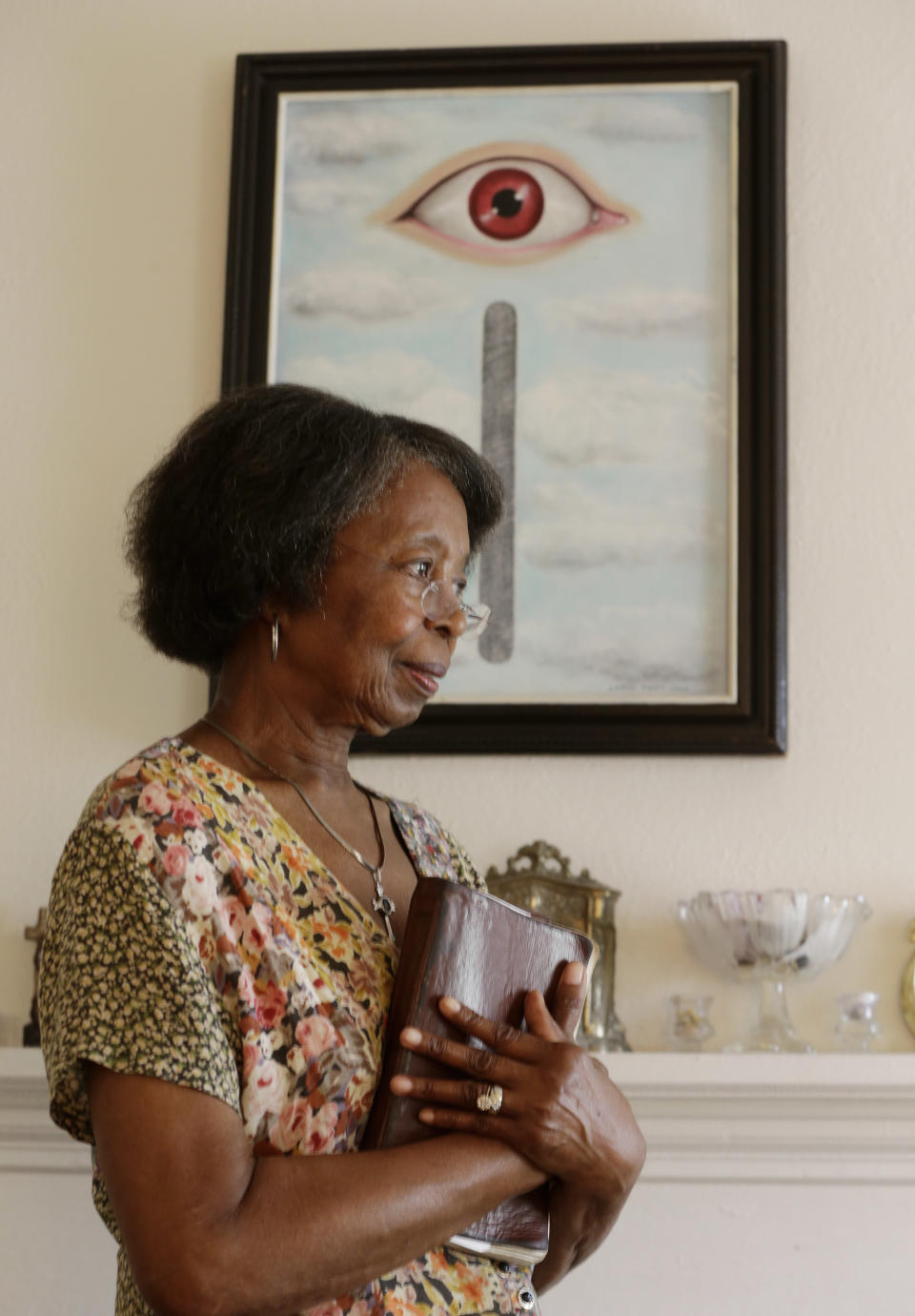 Henrietta Tripp stands in her home in Birmingham, Ala., Friday, Sept. 6, 2013. Following her retirement, Tripp, who is ordained, started a youth drug ministry. (AP Photo/Dave Martin)