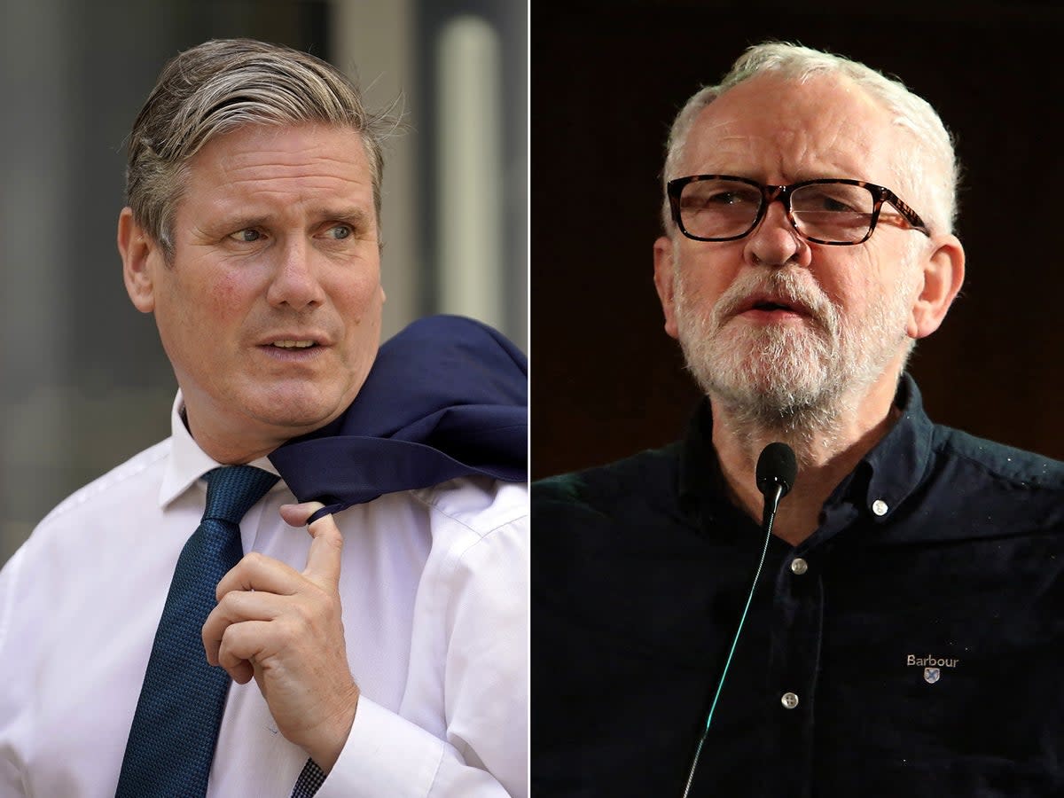 Keir Starmer has said only Jeremy Corbyn is to blame for his exclusion from Labour  (Getty)