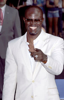 Djimon Hounsou at the New York premiere of Dreamworks' The Island