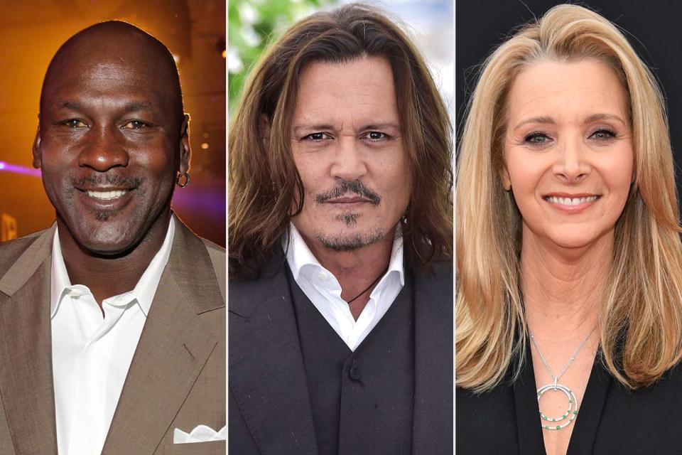 <p>Isaac Brekken/Getty, Rocco Spaziani/Archivio Spaziani/Mondadori Portfolio via Getty, Jon Kopaloff/WireImage</p> Michael Jordan, Johnny Depp, Lisa Kudrow