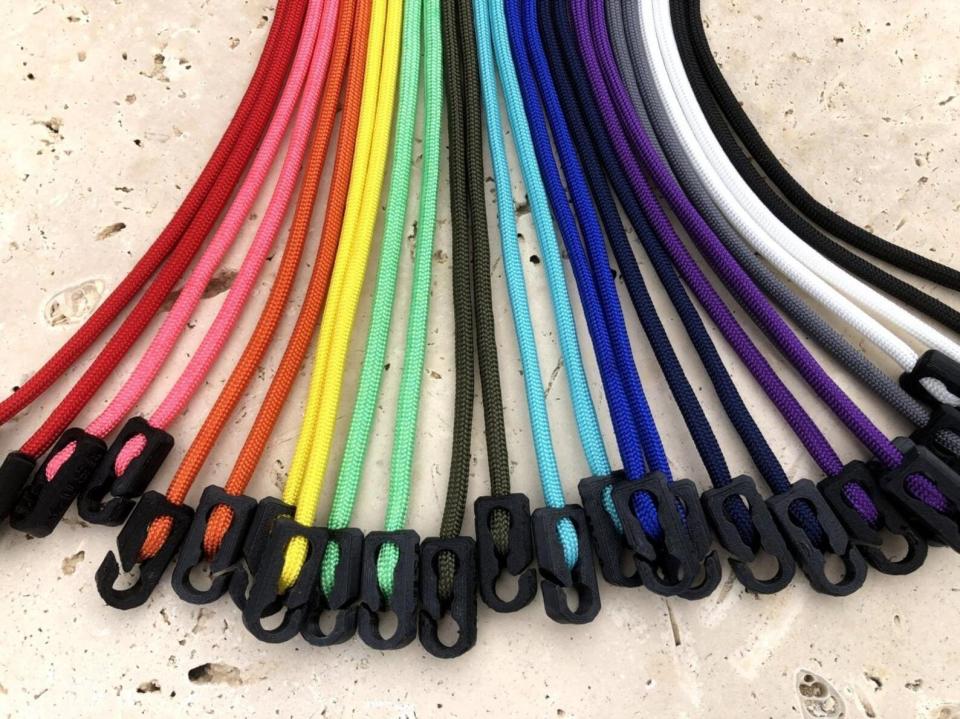 Find these <a href="https://fave.co/3eRT02z'" target="_blank" rel="noopener noreferrer">colorful mask lanyards</a> for $12 each on <a href="https://fave.co/3eRT02z" target="_blank" rel="noopener noreferrer">Etsy</a>.