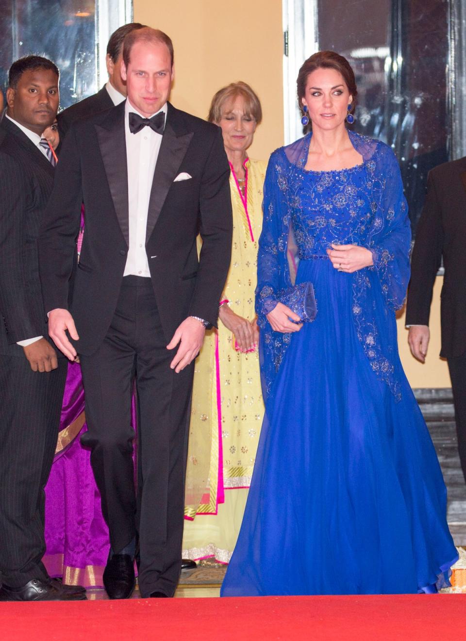 Attending a Charity Gala at the Taj Mahal Palace Hotel during the royal visit to India and Bhutan, 2016 (Getty Images)