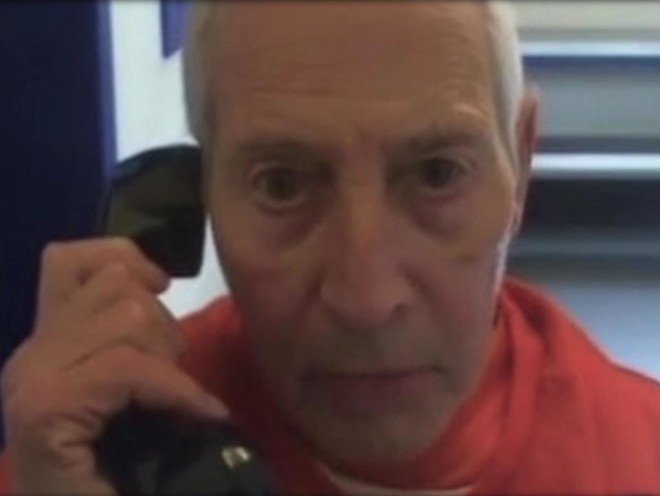 Robert Durst tripped himself up multiple times during his trial, such as referring to his missing wife Kathie as bieng "buried". (Sky)