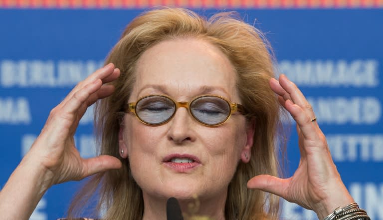 US actress and jury president of the Berlinale Film Festival Meryl Streep attends a press conference in Berlin on February 11, 2016