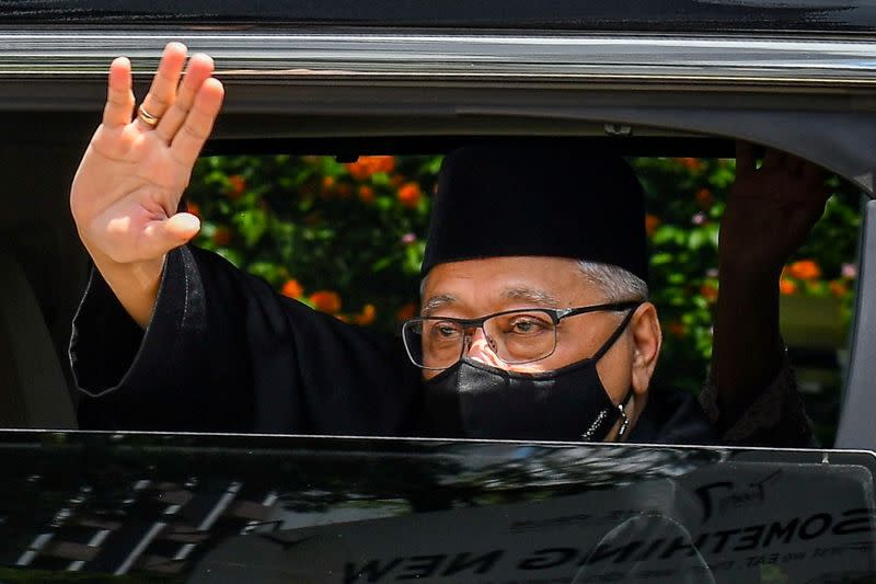 FILE PHOTO: Inauguration of Malaysia's 9th prime minister, in Kuala Lumpur