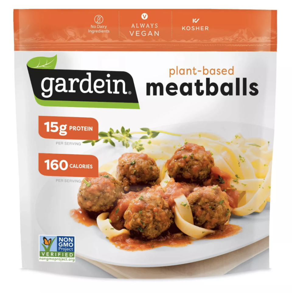 best plant based meat gardein plant based frozen meatballs