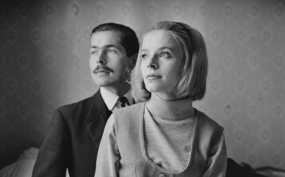 Man about town: Lord Lucan with his wife, Veronica - Terry Fincher