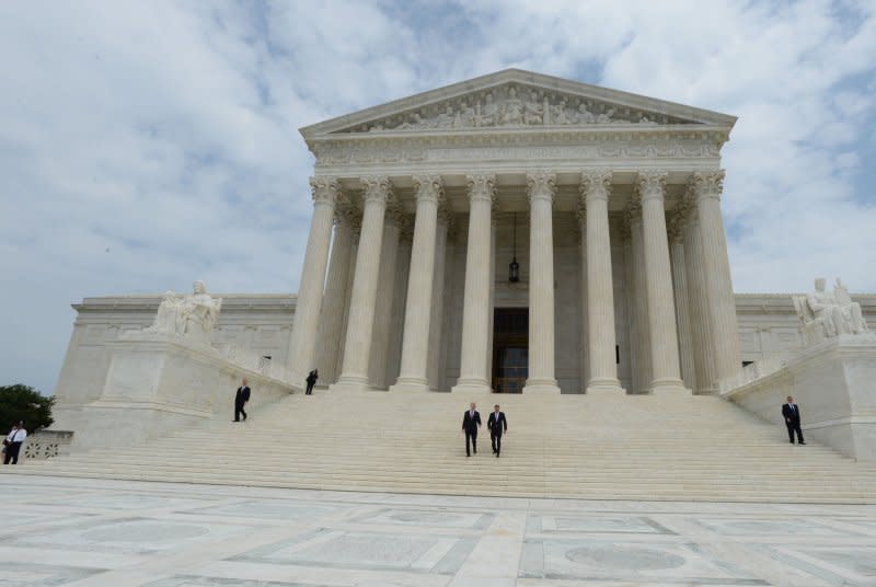 On September 24, 1789, the Judiciary Act of 1789 was passed by Congress and signed by President George Washington, establishing the Supreme Court of the United States as a tribunal made up of six justices who were to serve on the court until death or retirement. The number of justices became nine in 1869. File Photo by Pat Benic/UPI