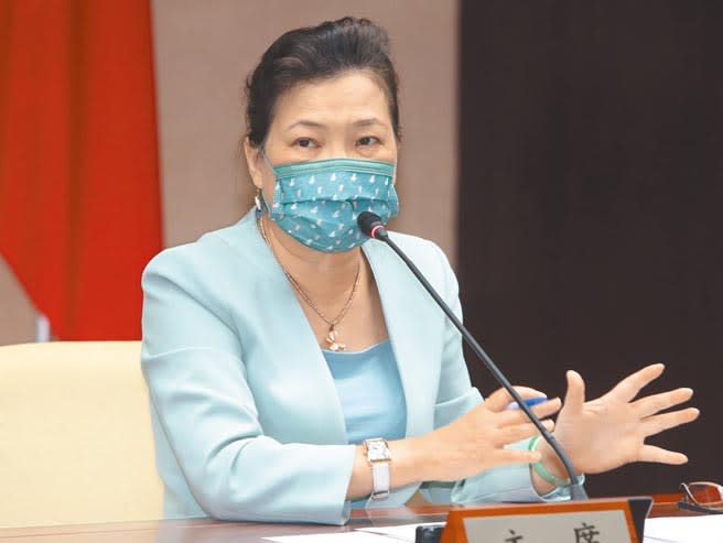 經濟部長王美花昨公布513及517兩次大停電宣布懲處結果，但只有台電董總記過一次。（鄭任南攝）