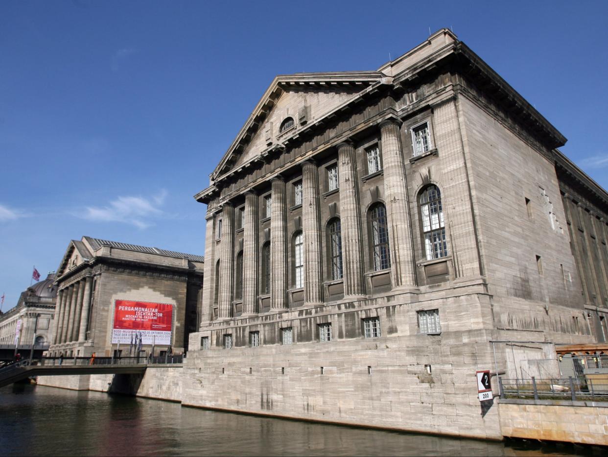 The Pergamon Museum, claimed to be the ‘throne of Baal’, houses a reconstruction of the the ancient Greek Pergamon Altar (John MacDougall/AFP via Getty Images)