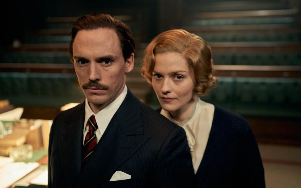 Oh, look Nazis! Sam Claflin as Oswald Mosley and Amber Anderson as Diana Mitford - Robert Viglasky