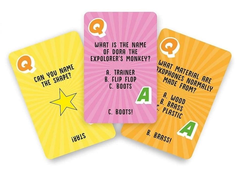 Trivia cards