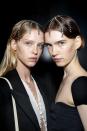 <p>The crown was deconstructed at Khaite, where models’ heads dripped with gemstones. <br><br>Have a go with a scattering of crystal hair slides and finish off with a spritz of sophisticated hair shimmer for an all over expensive-looking glaze. <br></p>