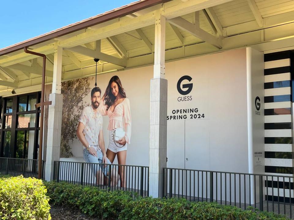 G Guess is under construction at The Falls mall in South Miami-Dade in the Kendall area.