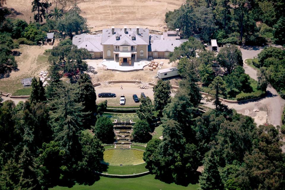 celebrity aerial homes