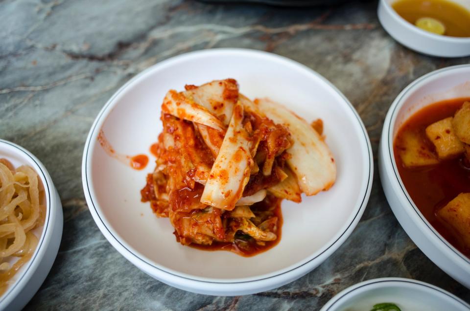 kimchi receta de comida coreana 
