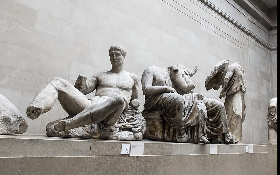 擁有2,500年歷史嘅埃爾金大理石雕（Elgin Marbles）。
（圖：British Museum）
