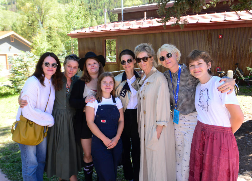 The cast of “Women Talking” at Telluride - Credit: Getty Images