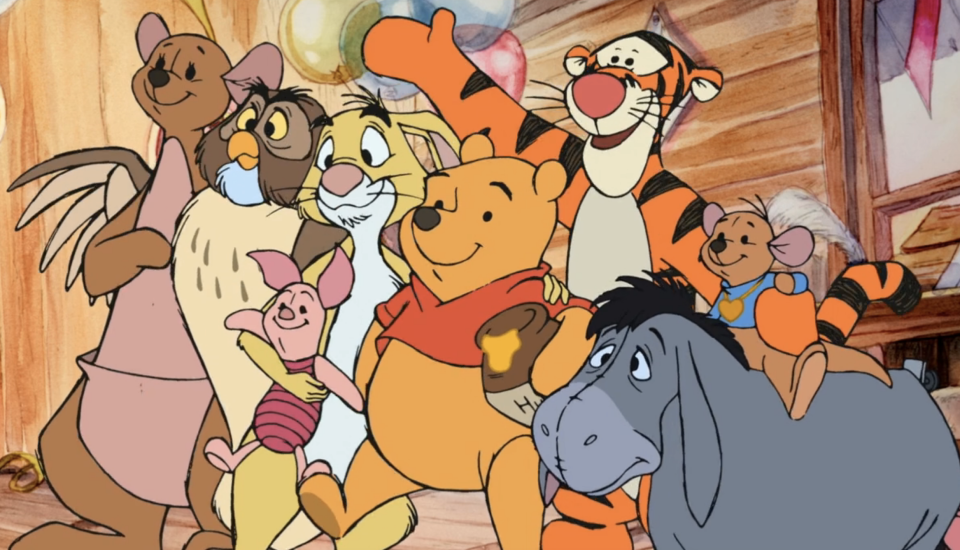 The animals of "Winnie the Pooh"