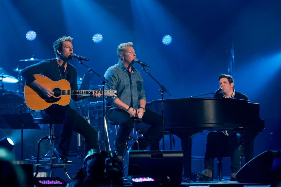 PHOTO: In this May 29, 2013, file phot0, JoeDon Rooney, Gary LeVox and Day DeMarcus of Rascal Flatts perform in Oklahoma City, Oklahoma.  (Trae Patton/NBC via Getty Images, FILE)