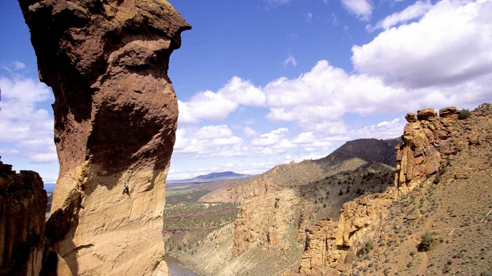 Oregon's Smith Rock State Park is considered the birthplace of American sport climbing.