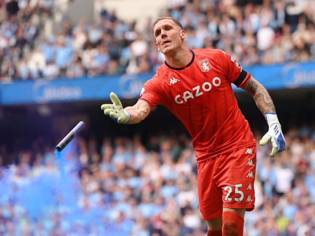 Aston Villa goalkeeper Robin Olsen (Getty Images)