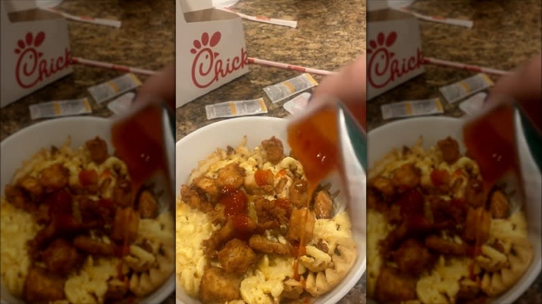 Chick-fil-A mac and cheese hack